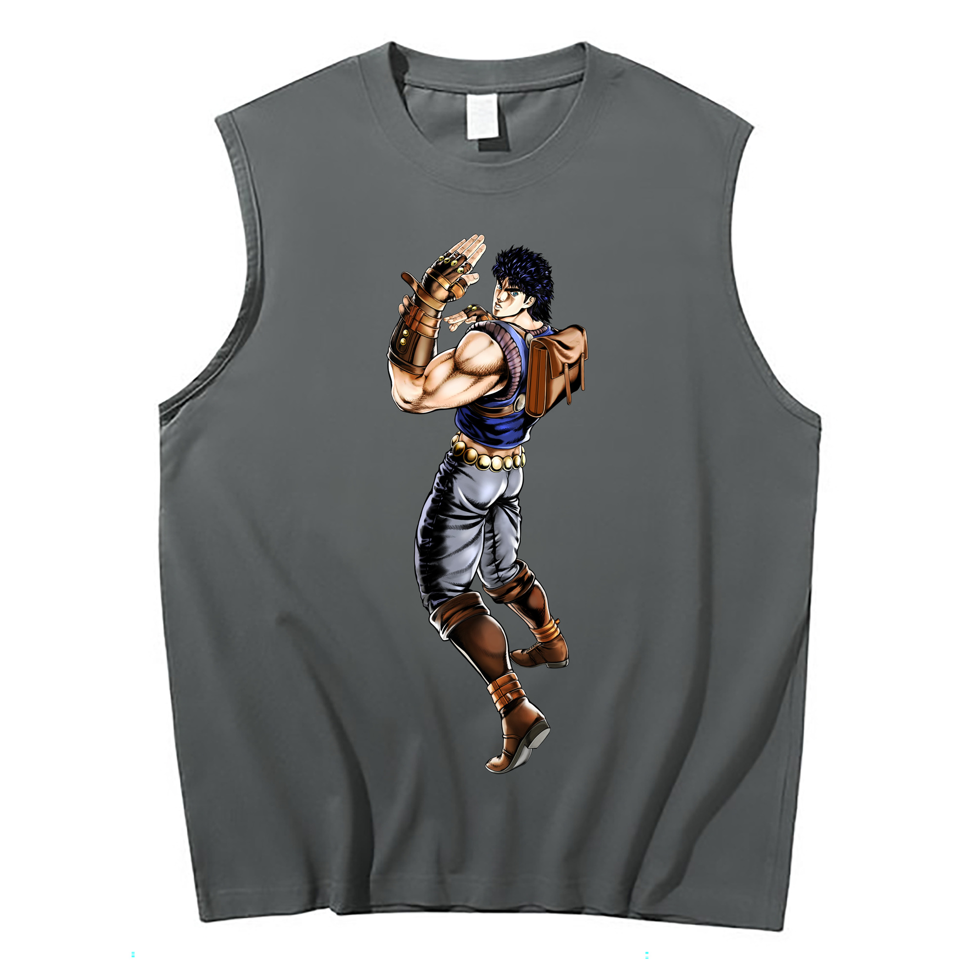 （画像用） ジョジョの奇妙な冒険 /ジョナサン?ジョースター JoJo's Bizarre Adventure Jonathan Joestar コットン100％タンクトップ（フロントプリント）